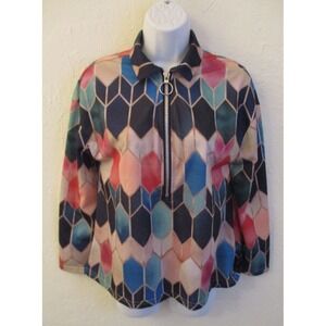 Tendency Zip Blouse Size Small NWT